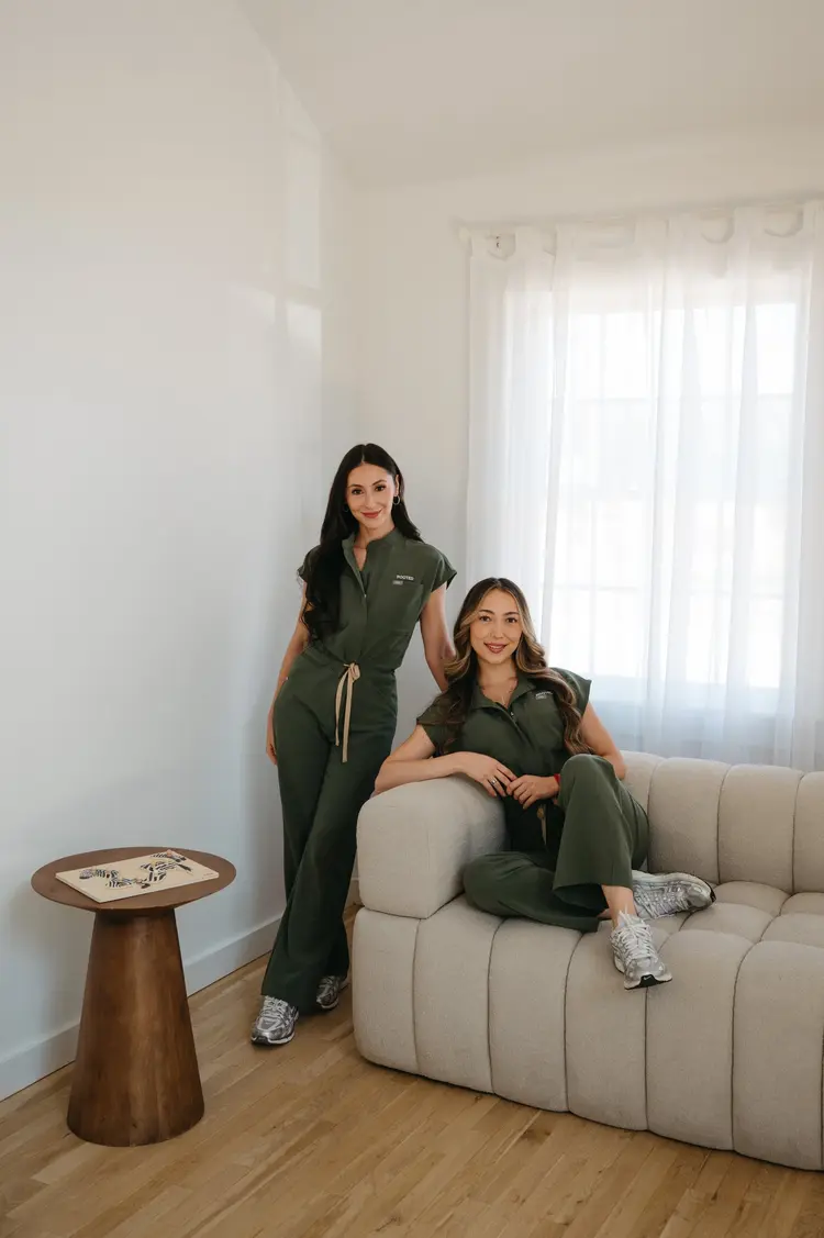 Kat and Kam, the occupational therapists who founded Rooted Kids