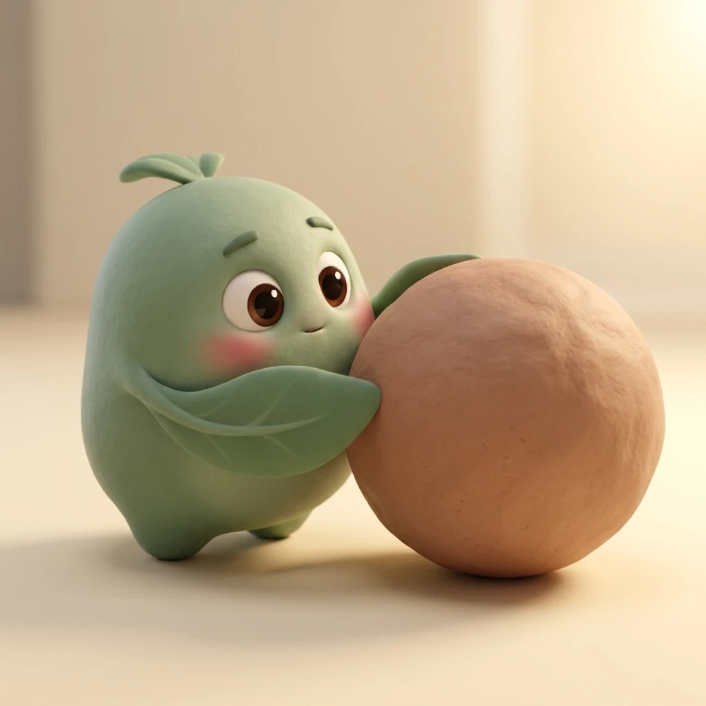 The Rooted sprout doing calming heavy-work to get ready to learn